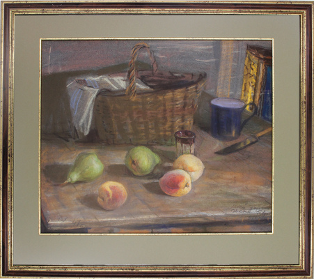 Храпак Георгий Васильевич. Натюрморт с корзиной 